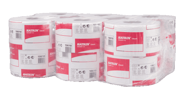 Katrin Classic toilet tissue pack, 8 rolls, high-quality and absorbent