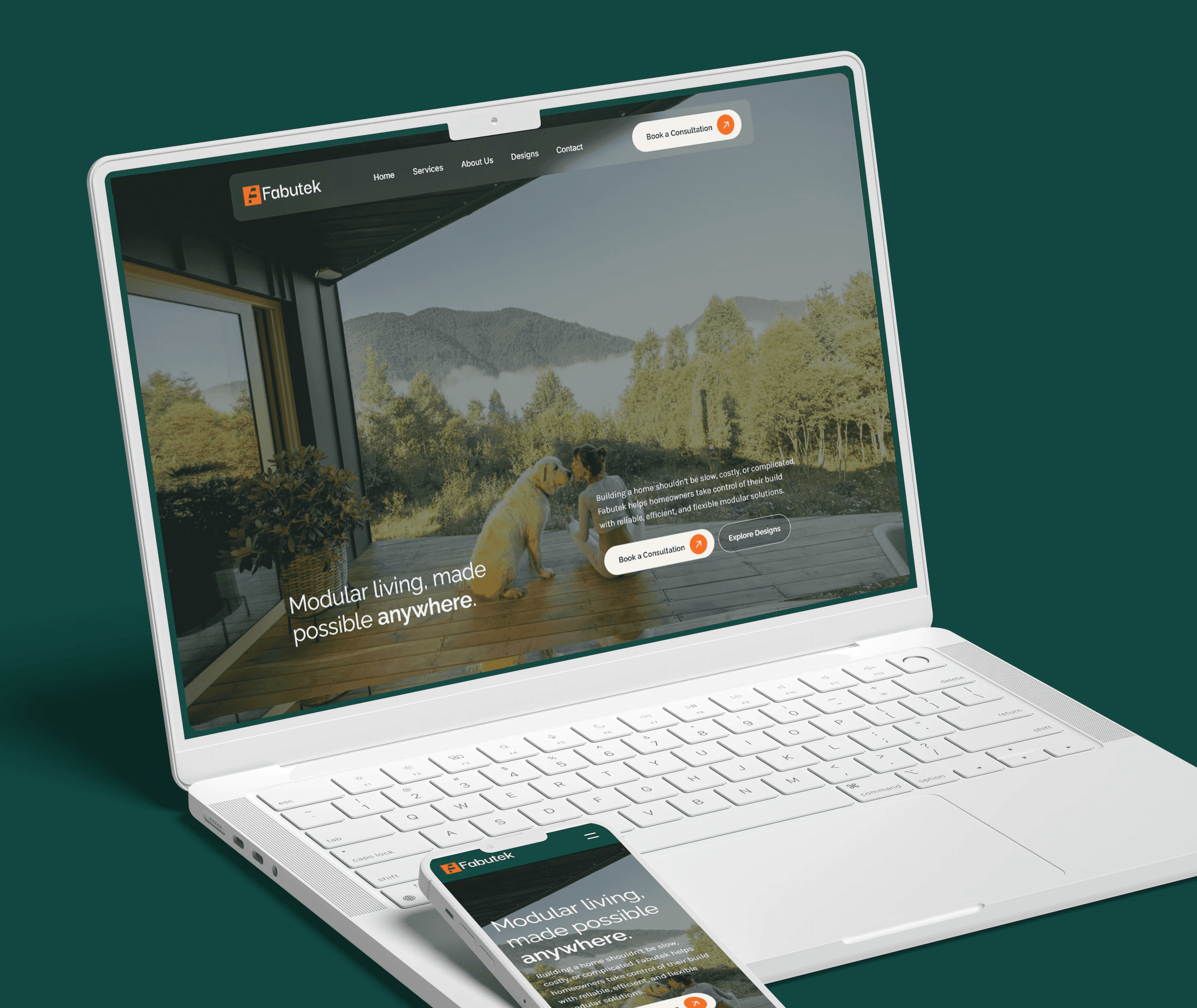 Business card design mockup for Nexus Group