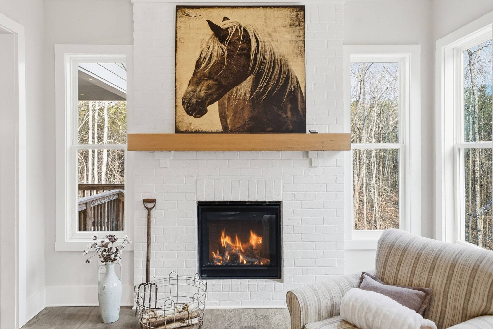 Interior living room in a modern home