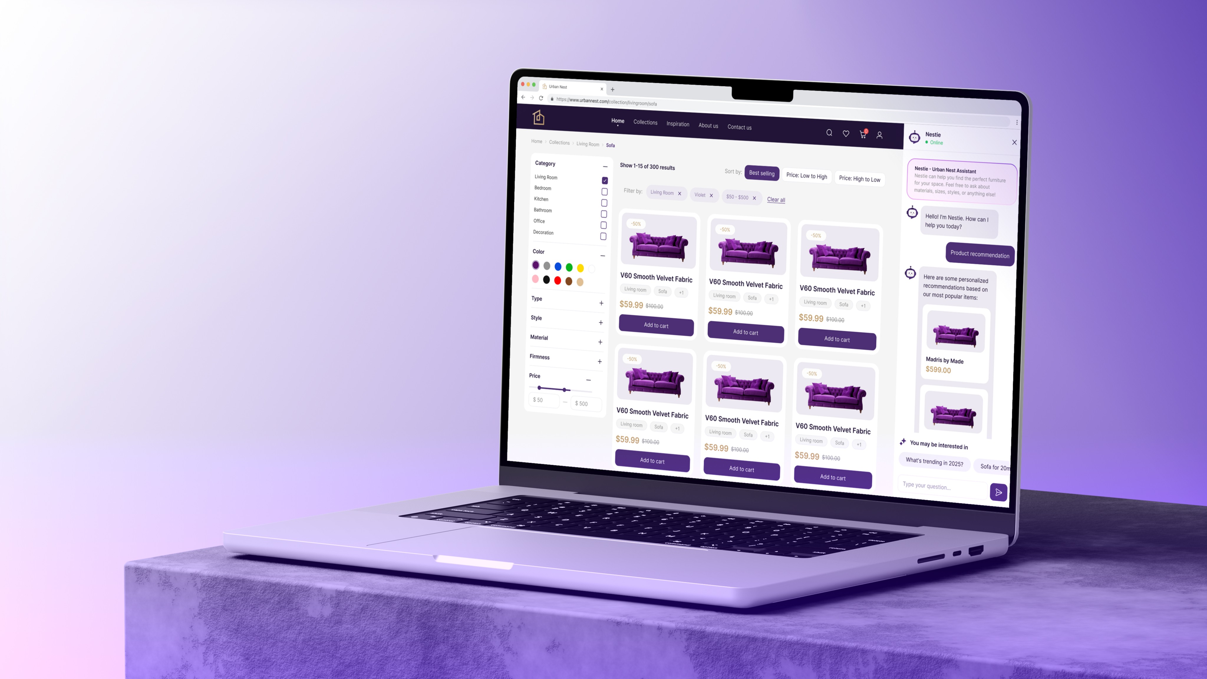 Urban Nest - Furniture Ecommerce Responsive Website