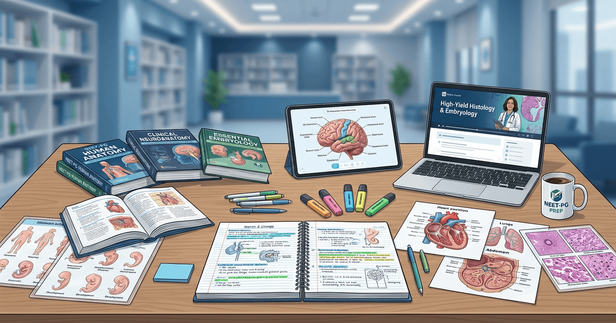 Cover: High-Yield Anatomy Topics for NEET-PG 2026: Complete Study Guide