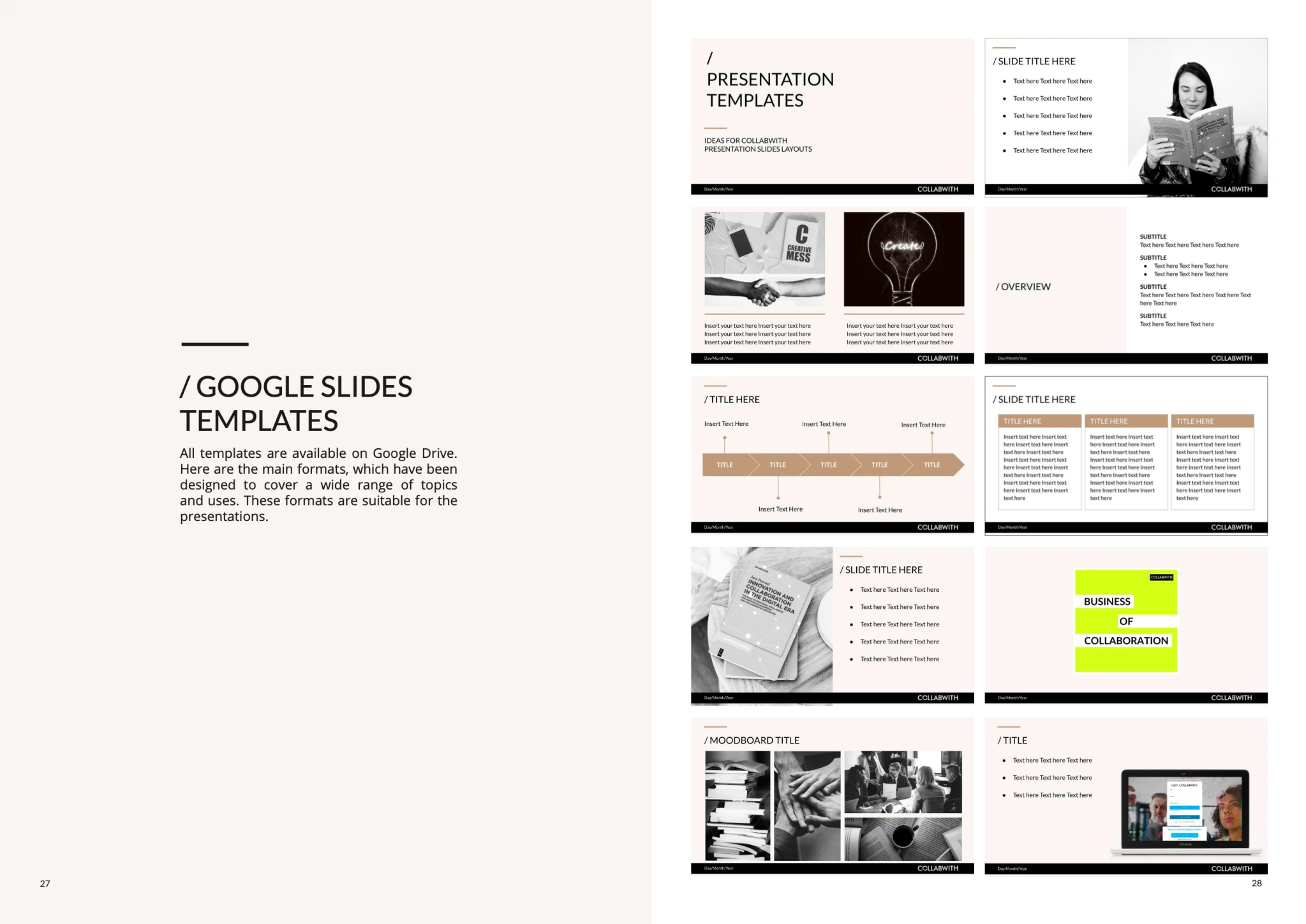Collabwith slide templates