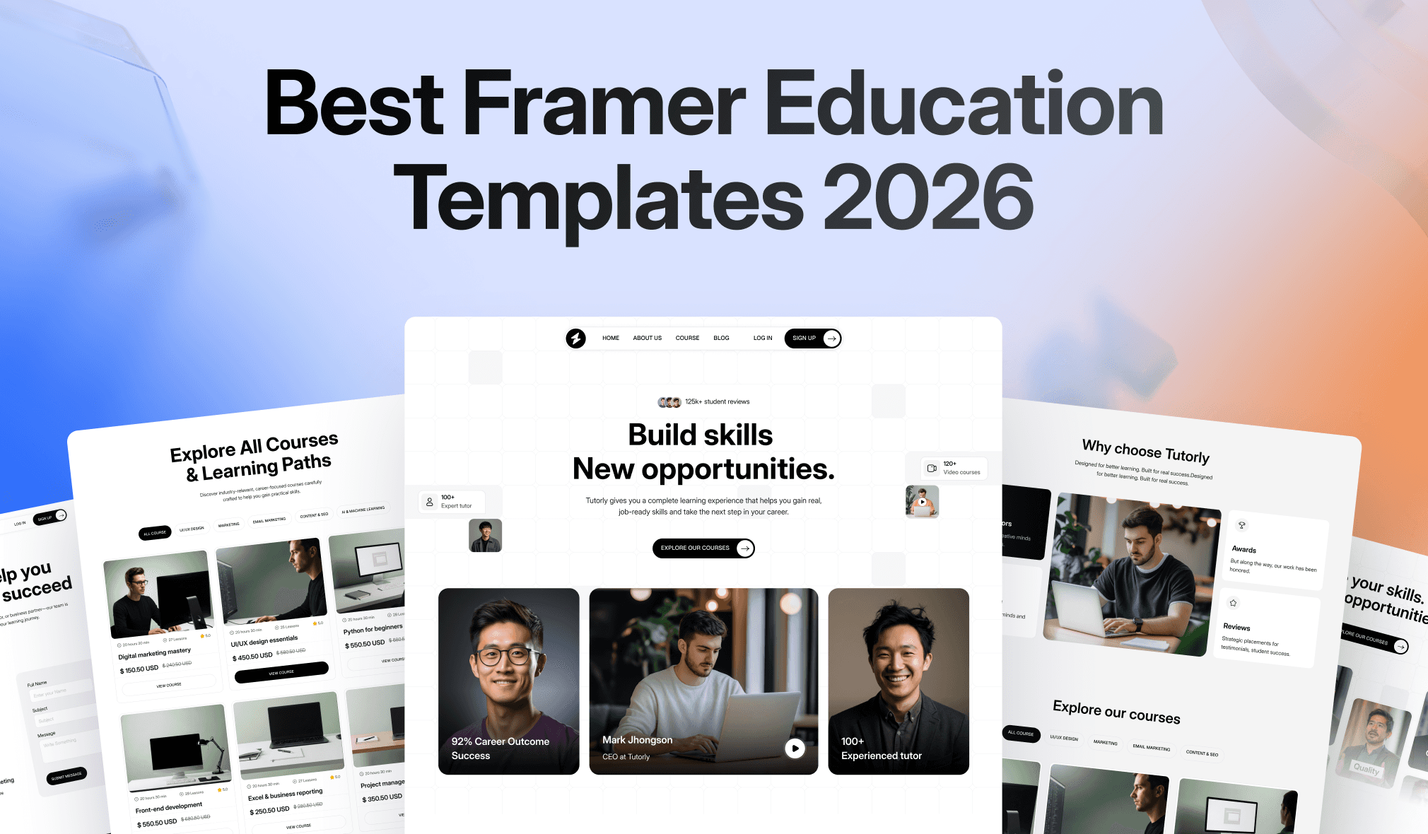 10 Best Framer Education Templates in 2026