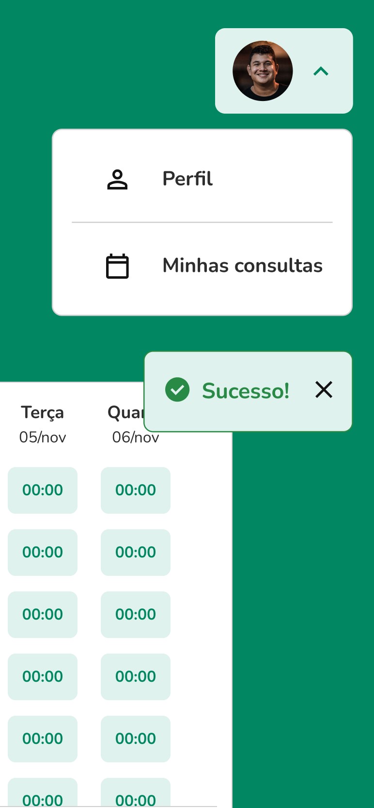 Exemplos de elementos de interface