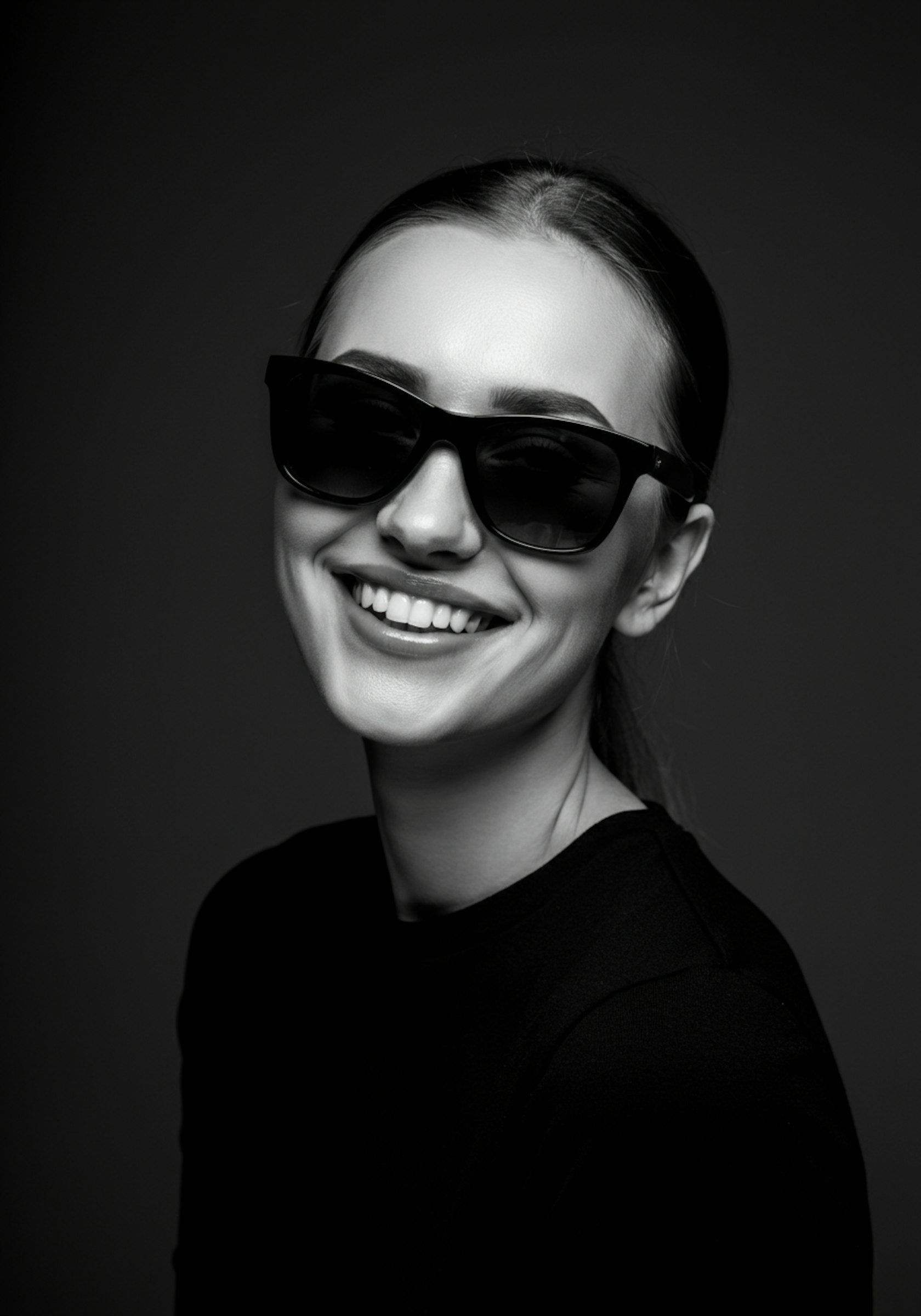 Women in square sunglasses