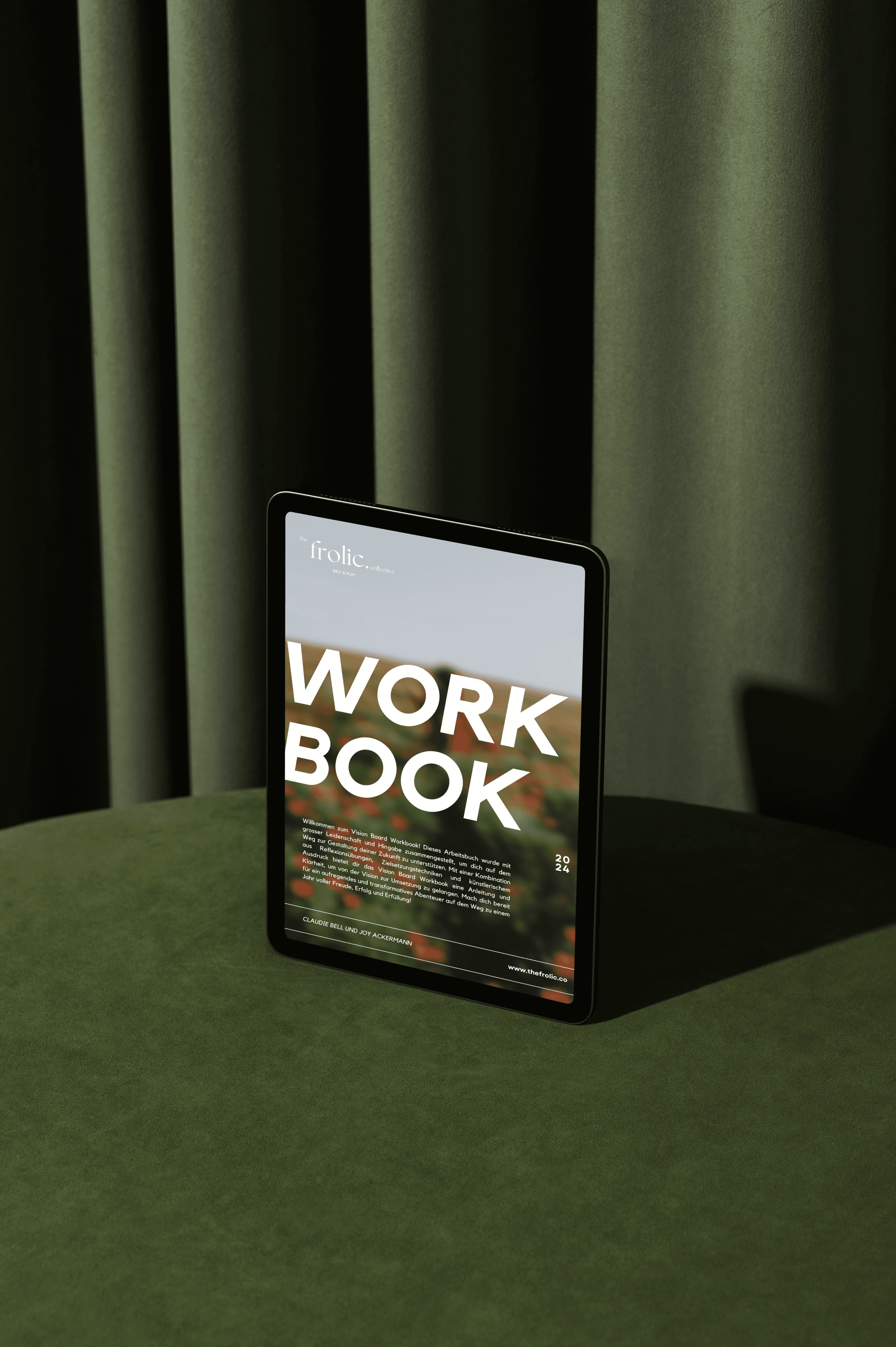 digital vision board workbook