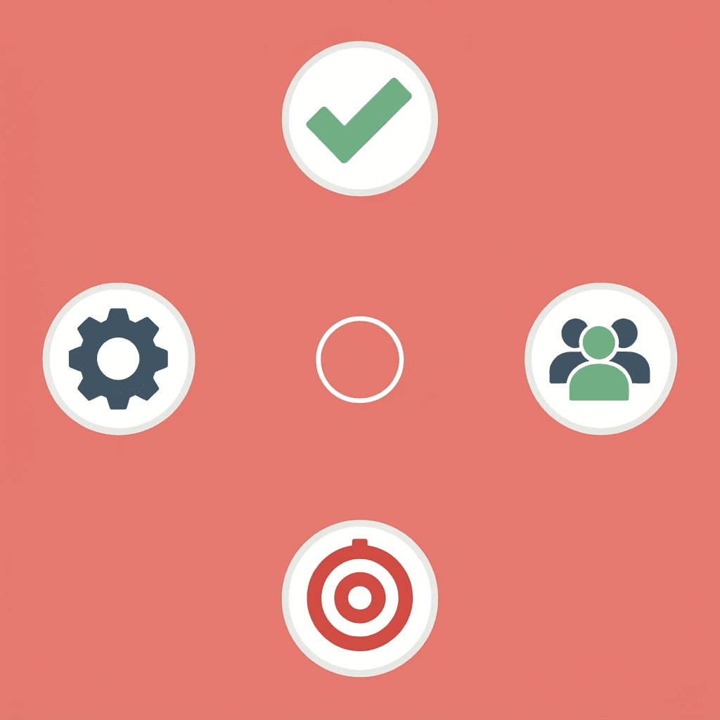 Compass diagram with four directions showing all-around benefits of Lagree corporate wellness approach