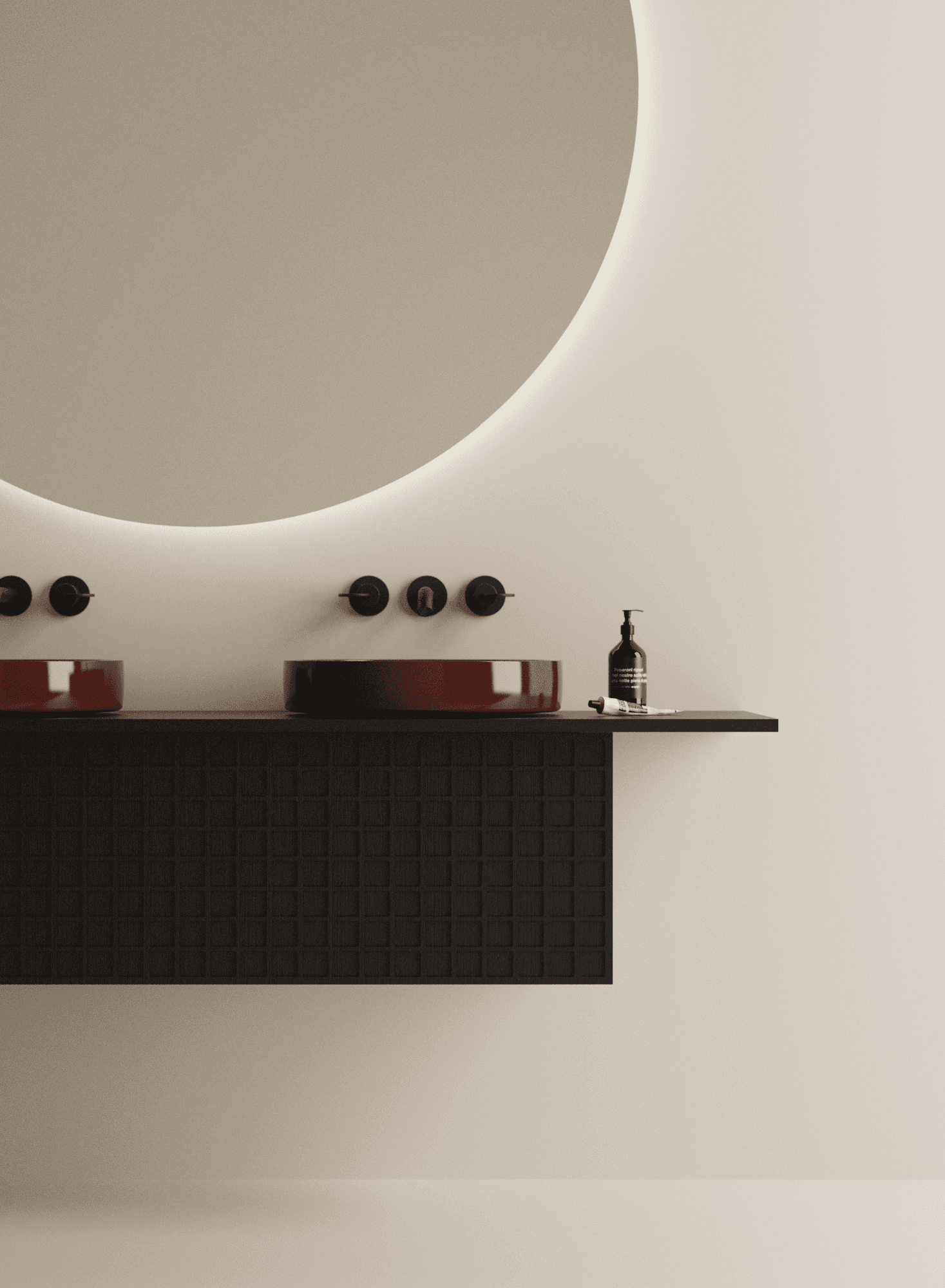 A bottle of daisy perfume with floral accents.