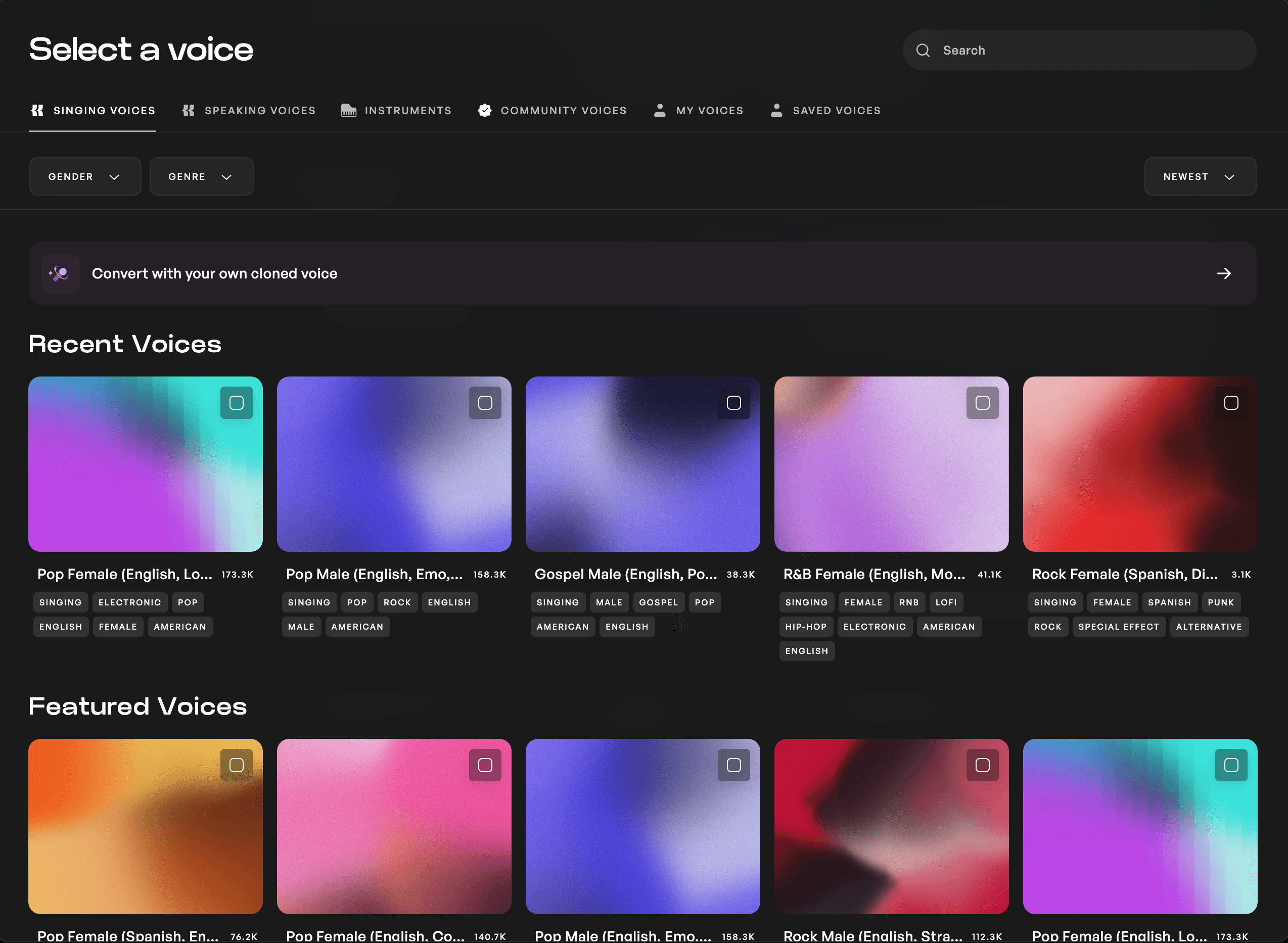 Image of Kits voice library
