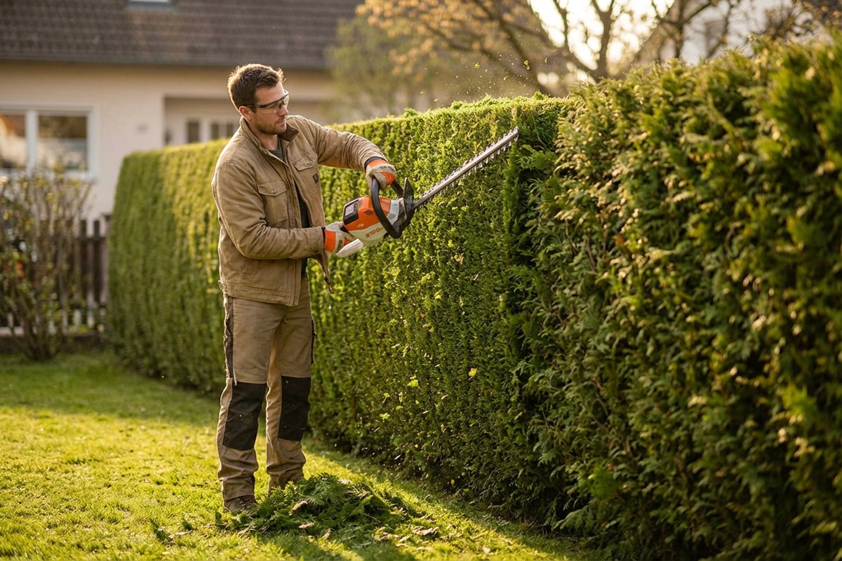 Drugie cięcie żywopłotu