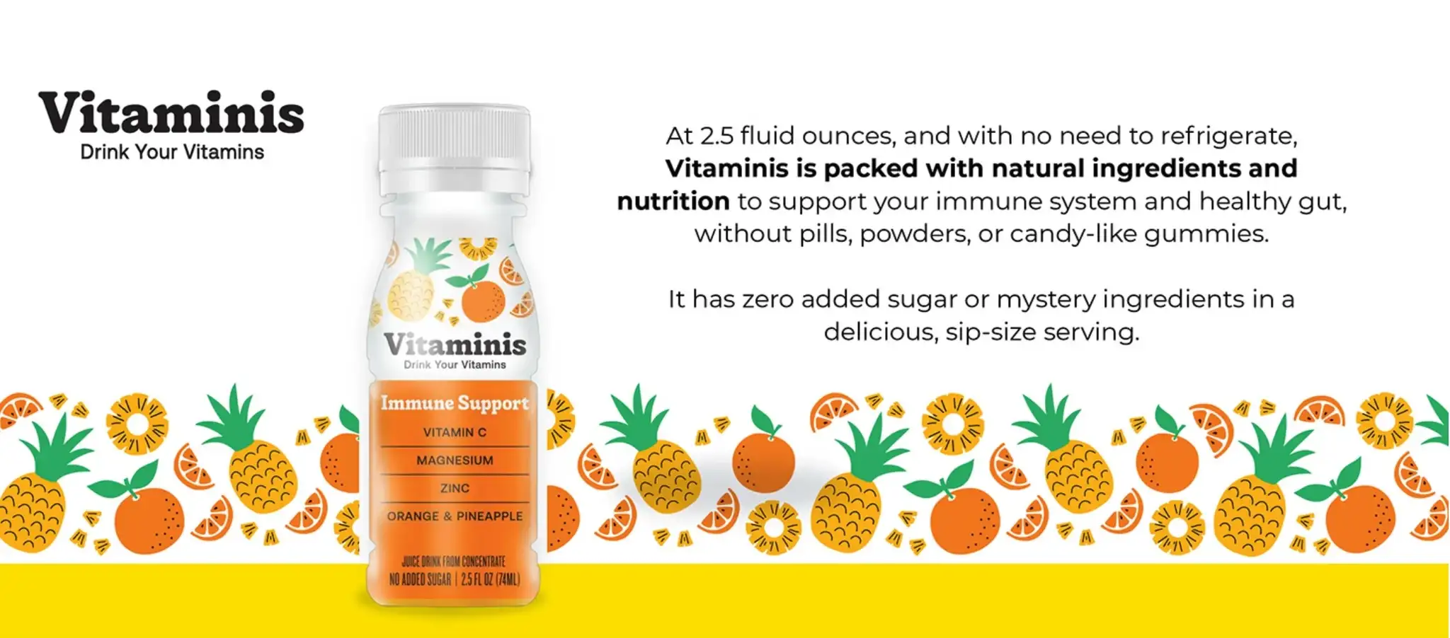 Vitaminis Product Shot Orange