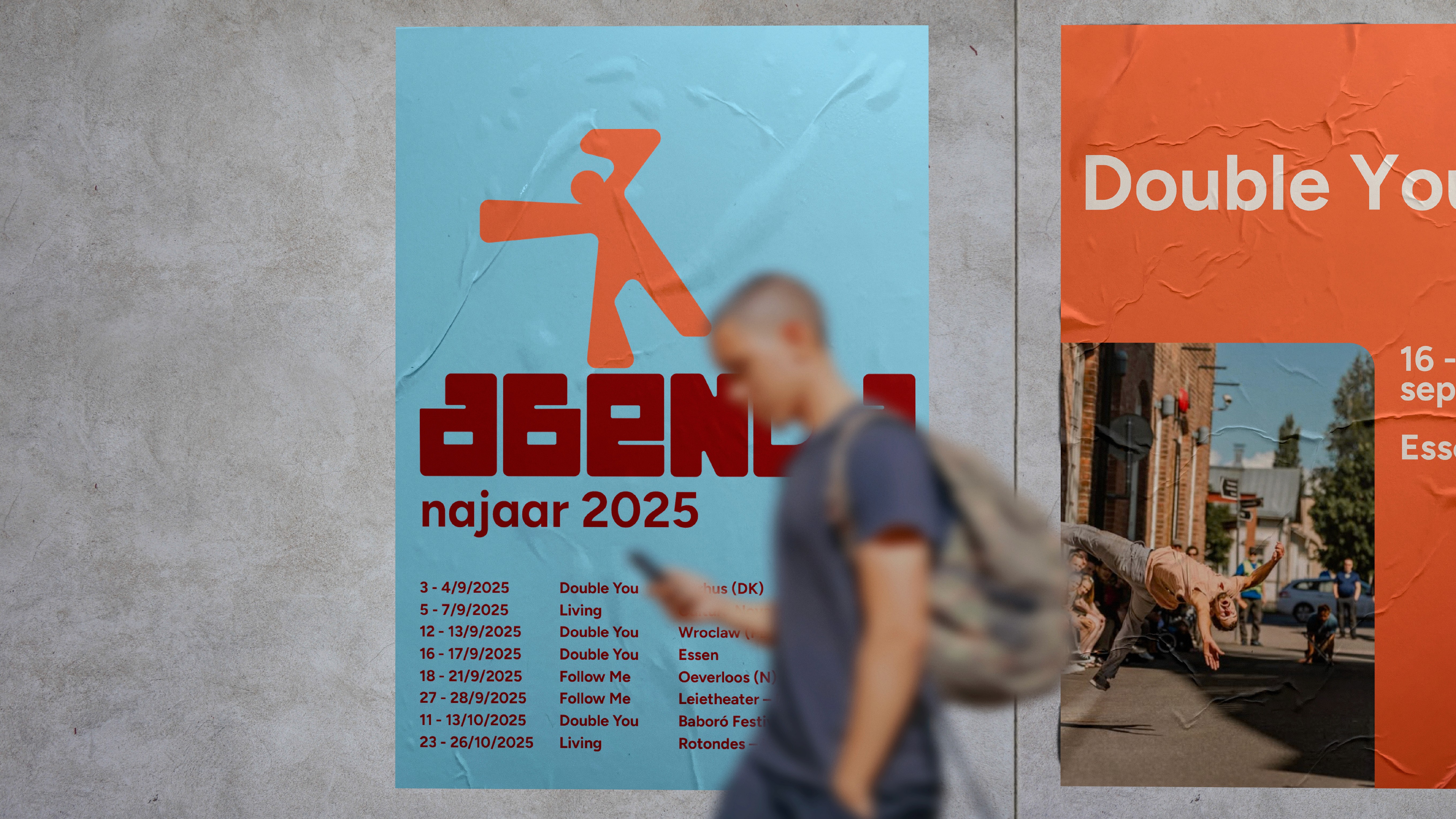 be flat agenda visual poster