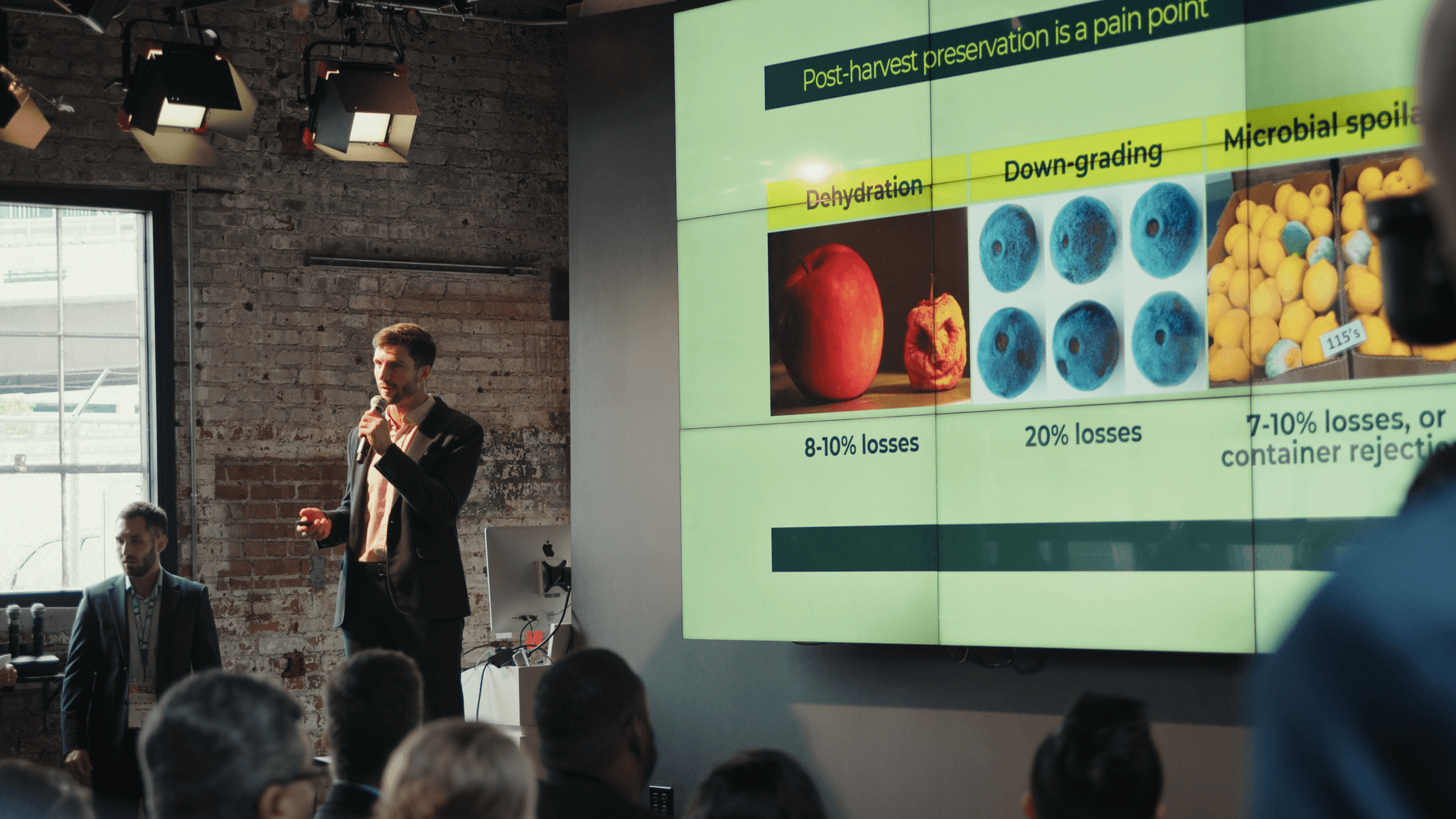 Founder speaking at a meetup event in Tulsa.