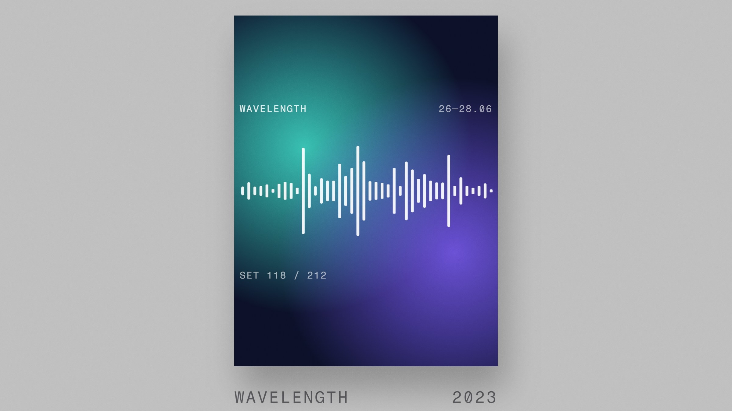 Wavelength poster mock-up