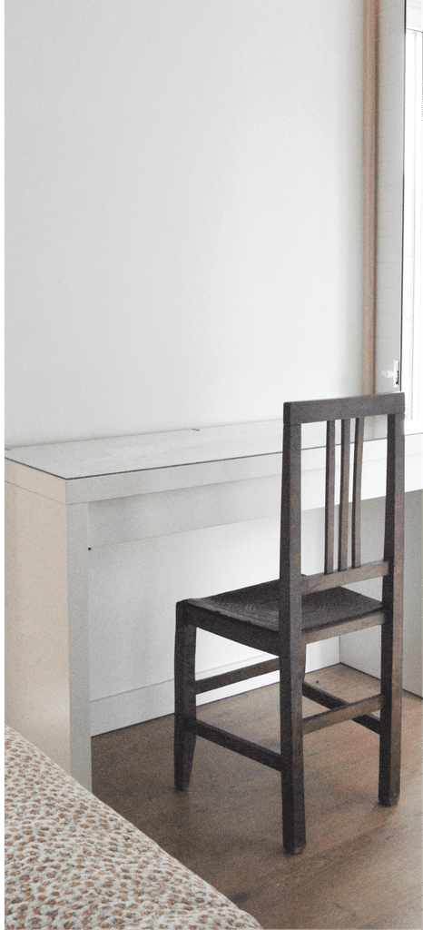 Reforma de habitación con silla