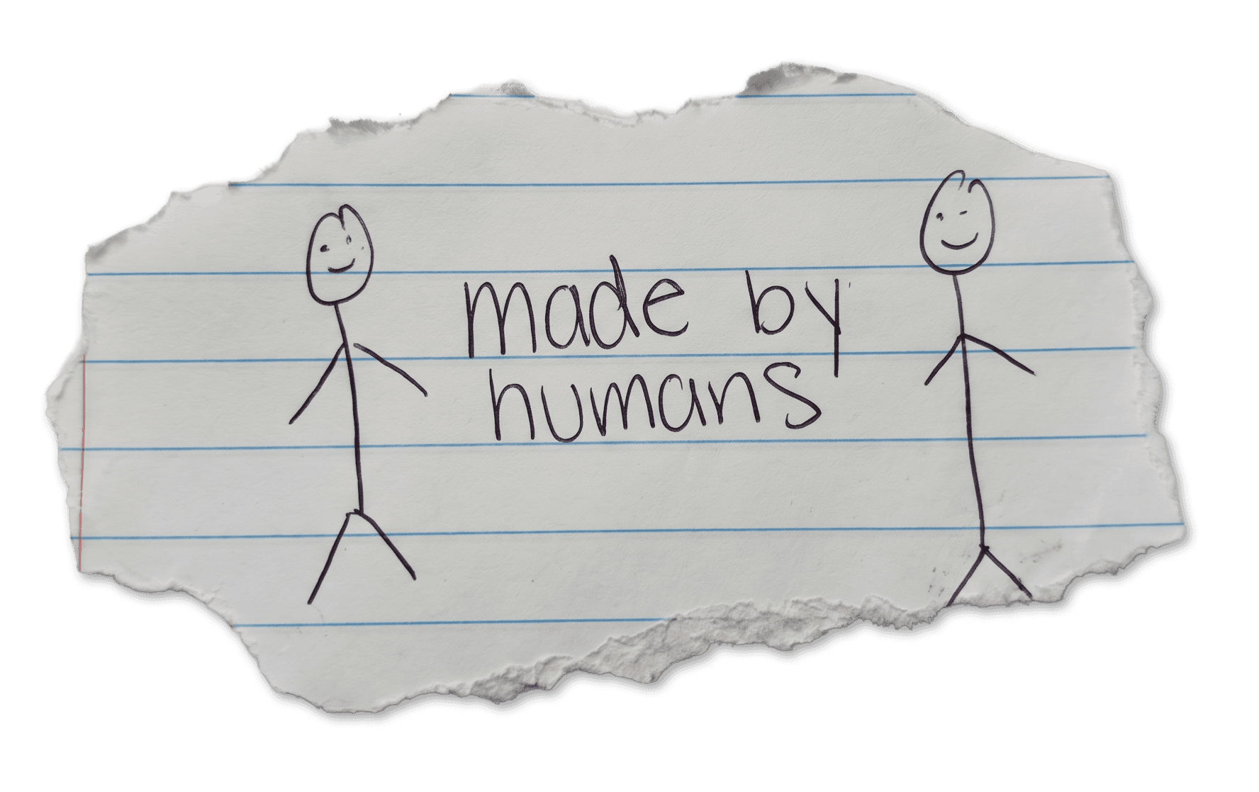 Made by humans