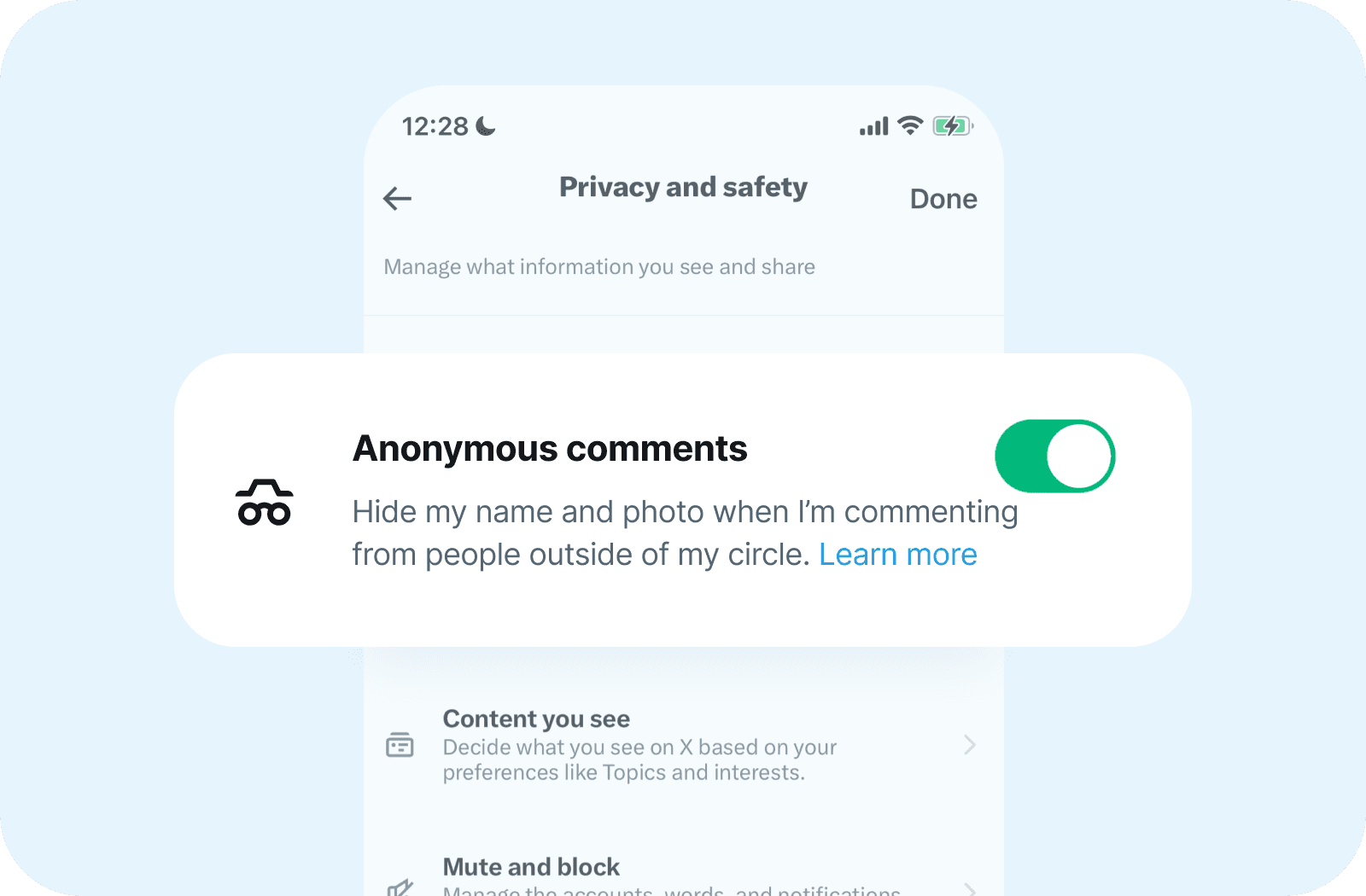 Anonymous comments settings. Mitigating Hate Speech on Social Media Using AI.