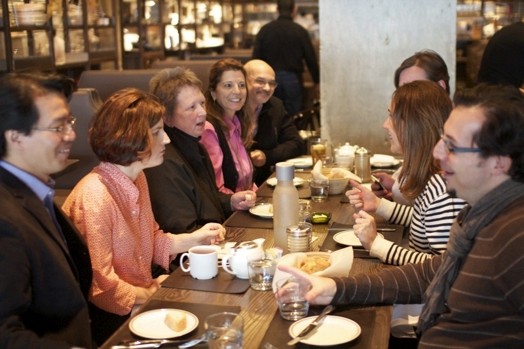 group of people at the restaurant
