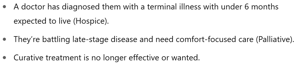 When Is Hospice or Palliative Care Right?