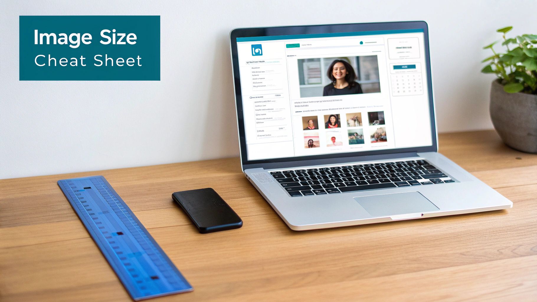 A professional looking at an analytics dashboard on a screen, representing improved content performance.