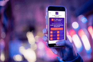 Programa reuniones, interactúa, revisa la agenda del evento