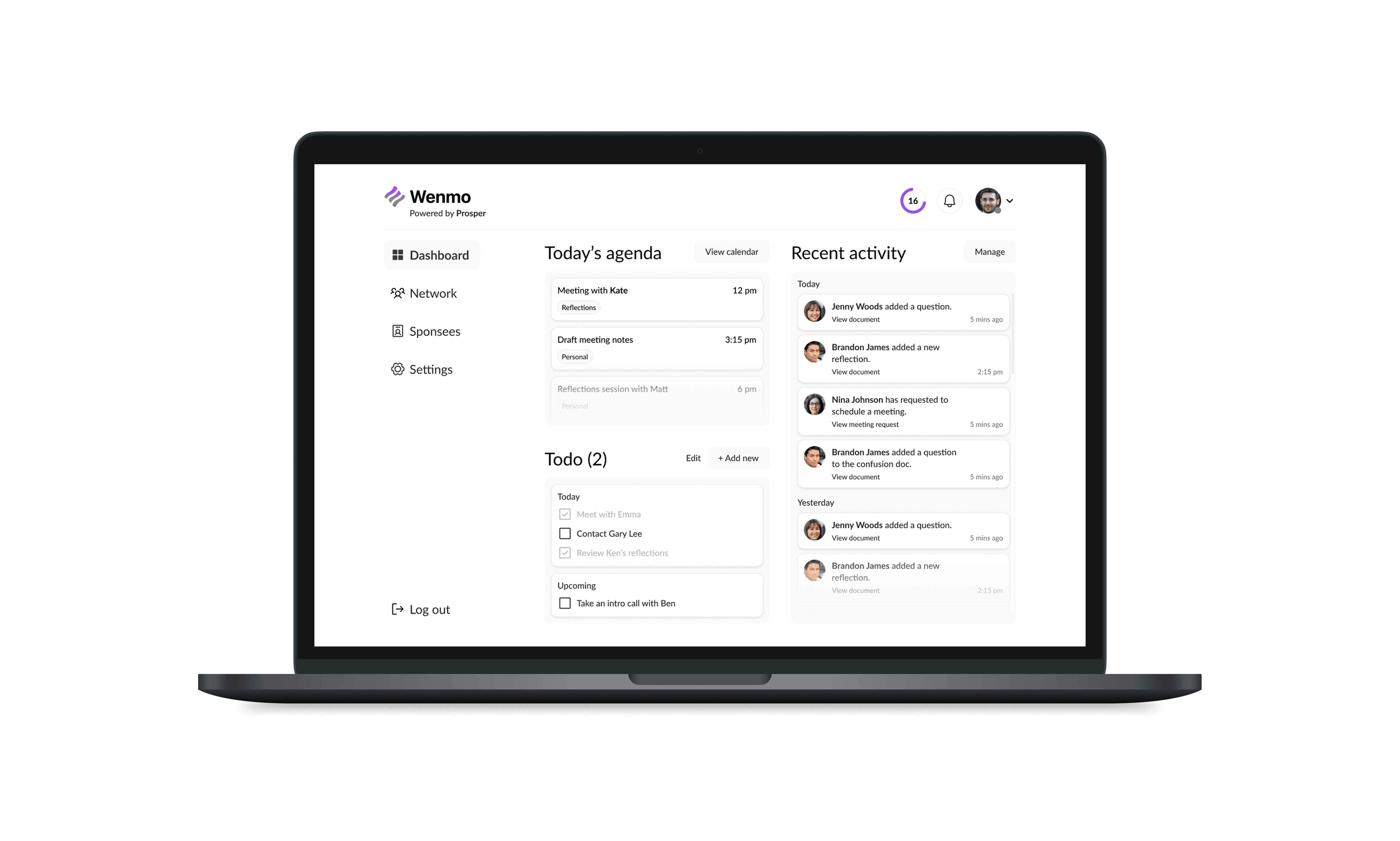 Laptop displaying data graphs and charts. Business analytics concept.