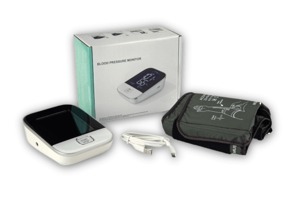 Remote blood pressure monitoring device