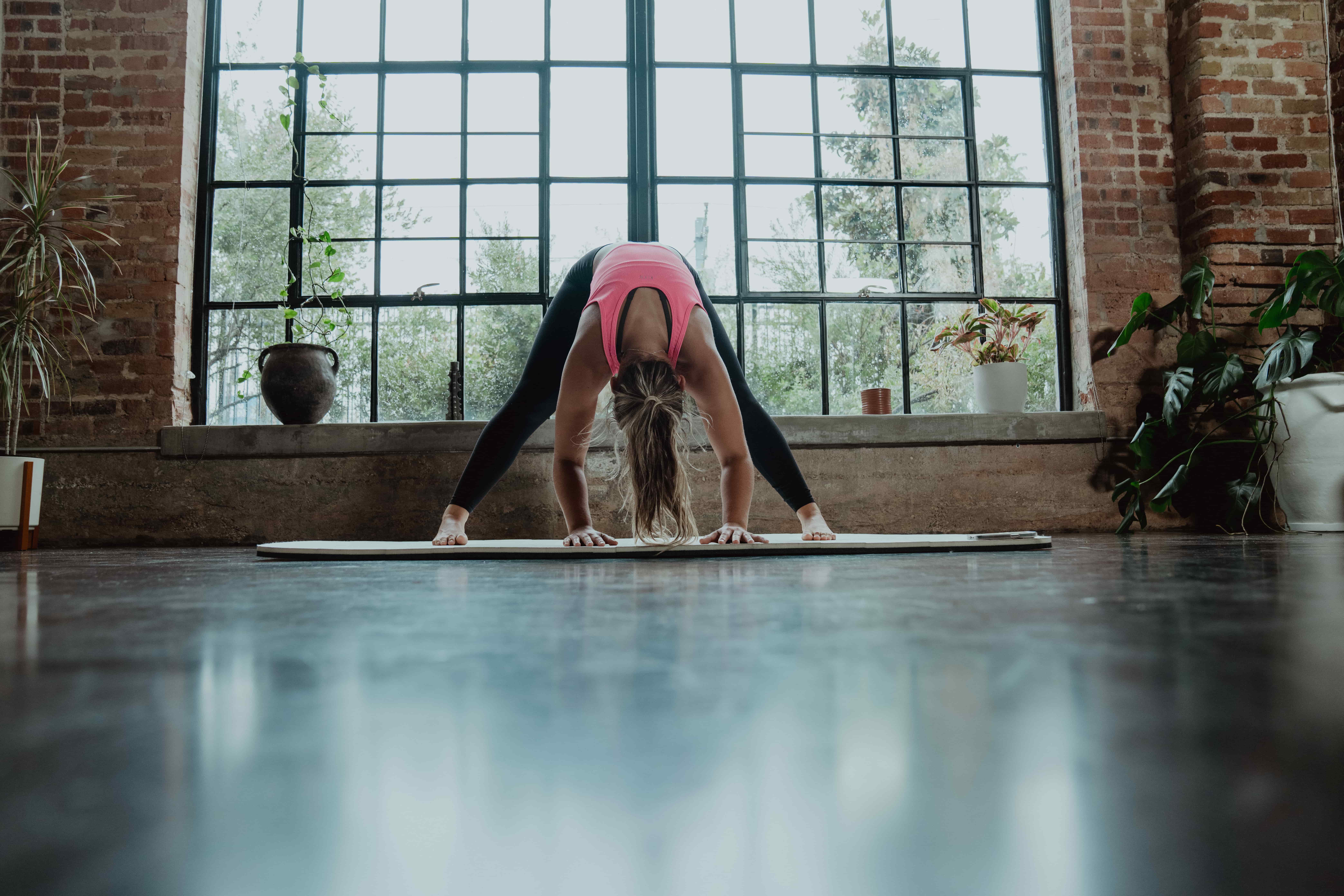 Woman Exercising in Home - Lower Body Mobility Exercises