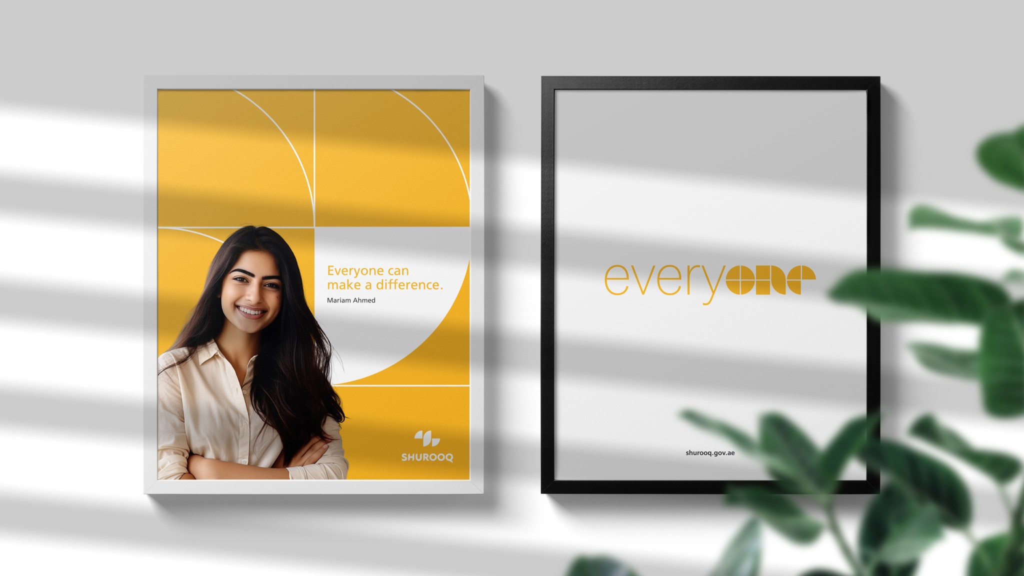 Everyone Shurooq Branding Posters