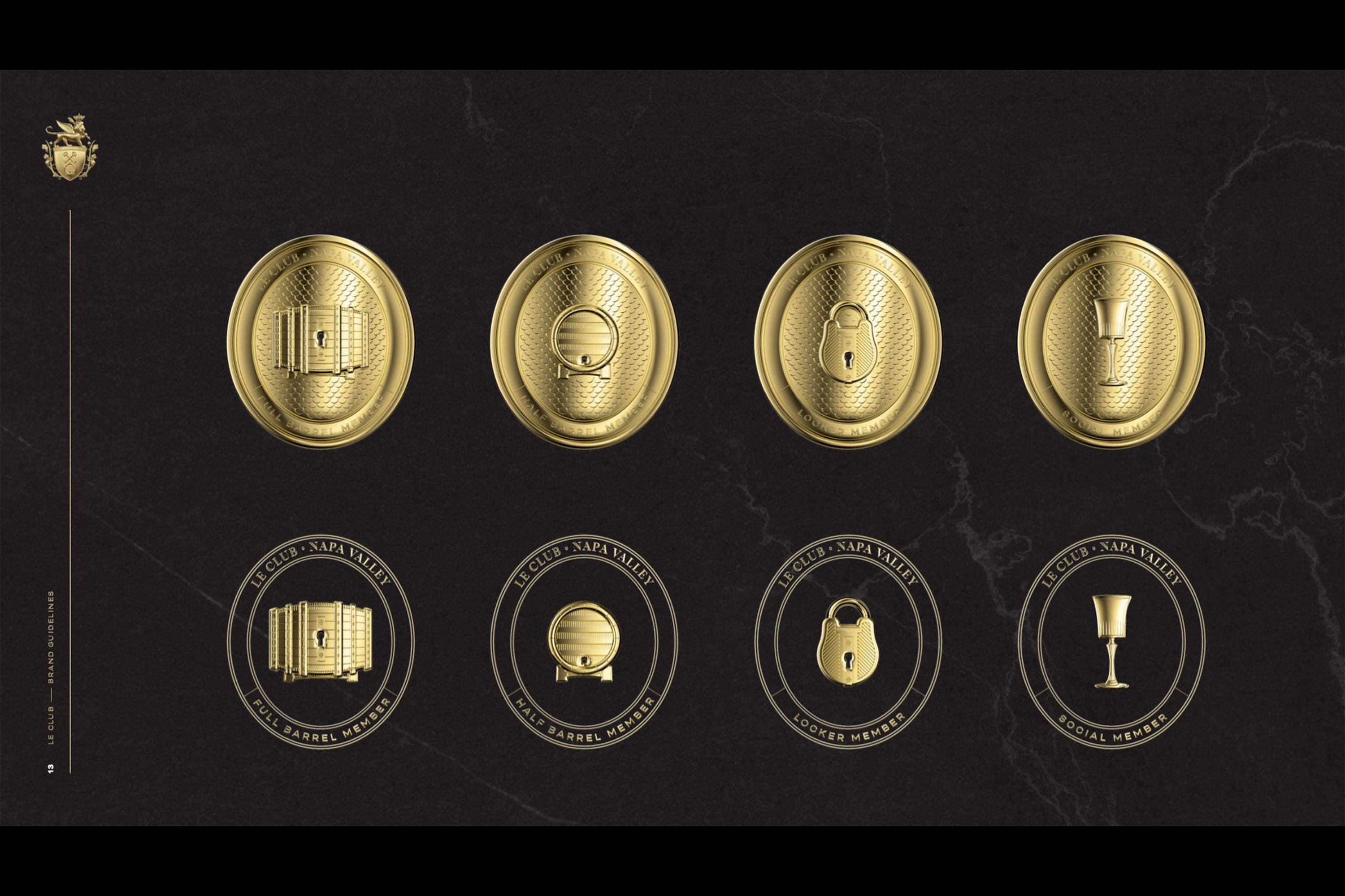 Icon design for Le Club