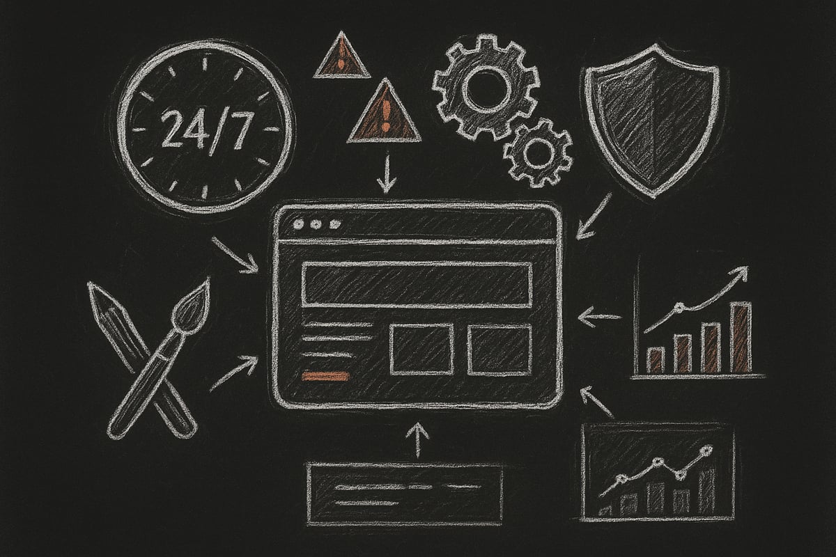 Core Components of Modern Website Support