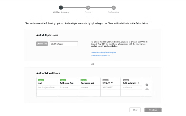 Wireframe concepts for greenhouse gas data platform