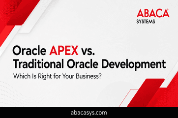 Oracle APEX vs Traditional Oracle Development