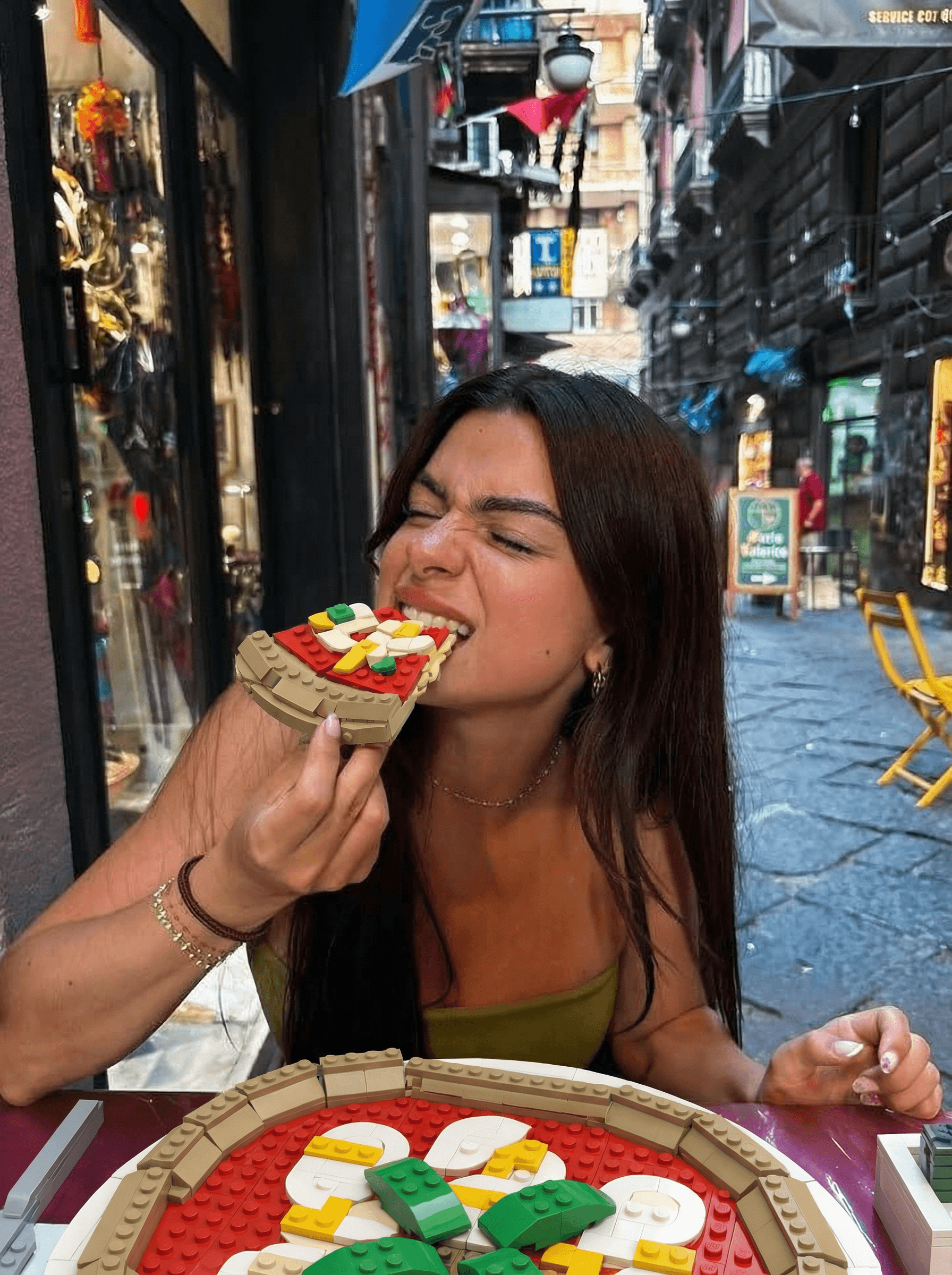 a black female model