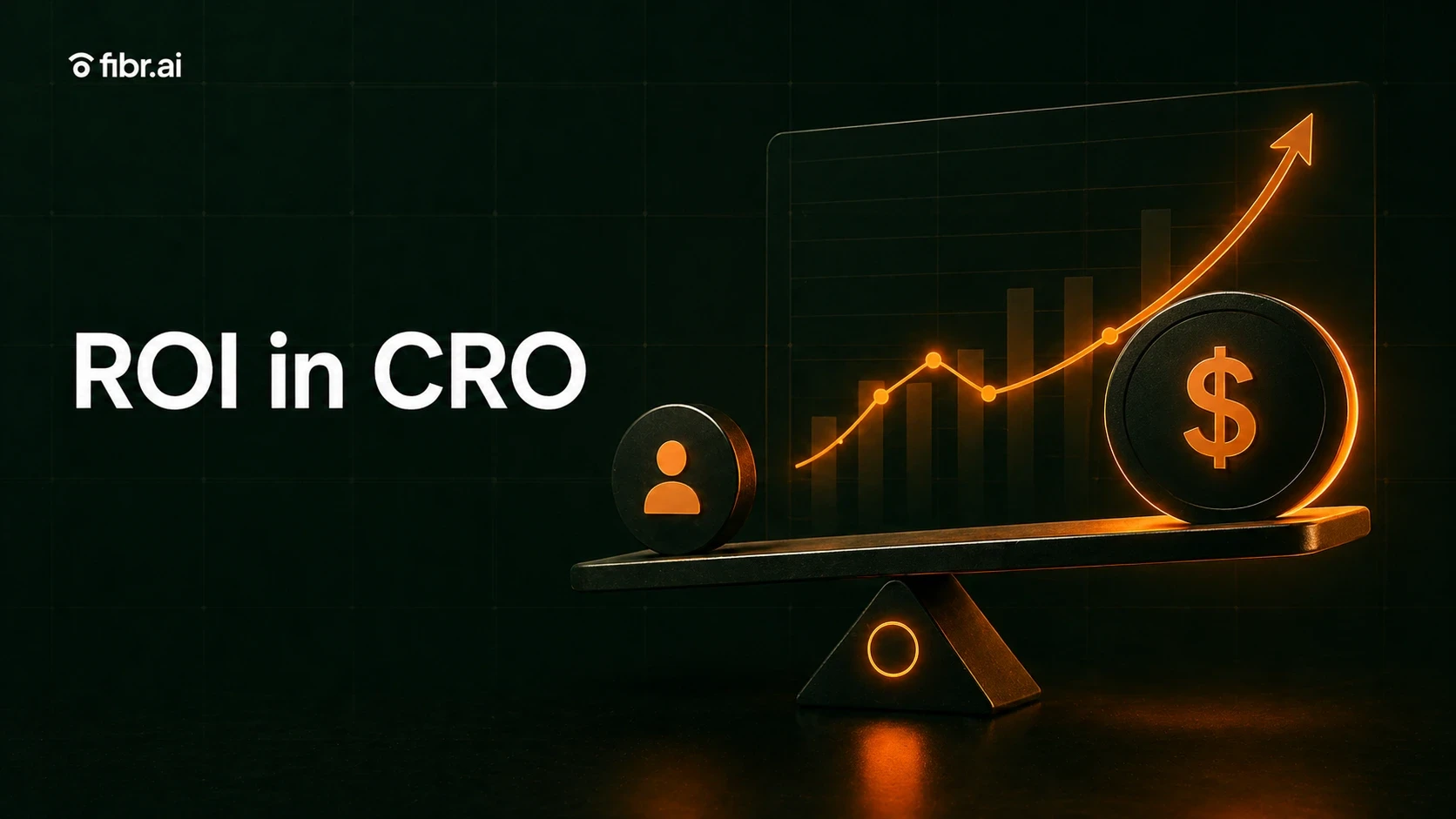 Mobile CRO ROI visualization showing a smartphone experience linked to rising revenue and conversion metrics, highlighting how optimized mobile journeys drive measurable return on investment.