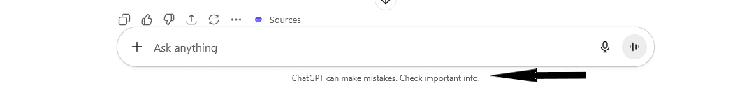 ChatGPT can make mistakes, check important info.