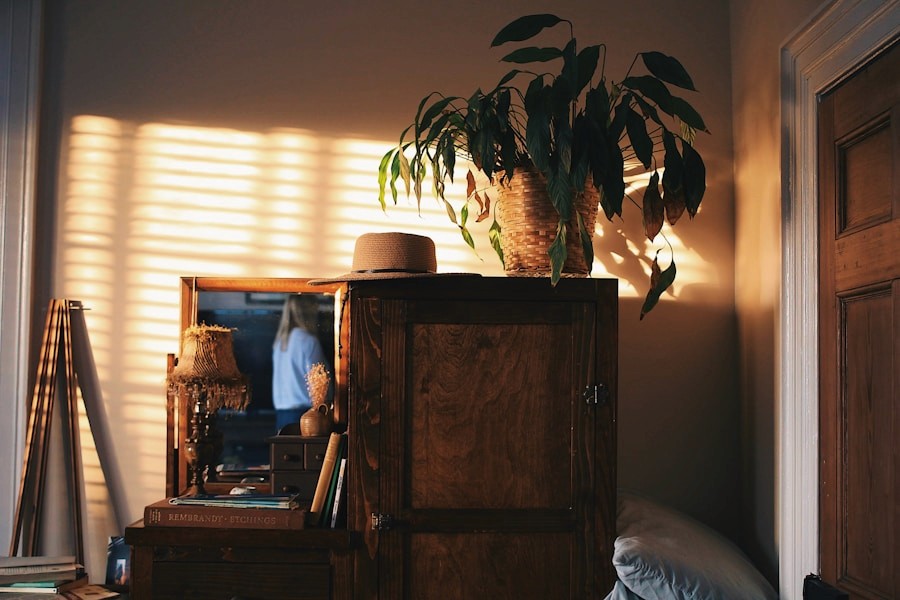 Calm light-filled living space
