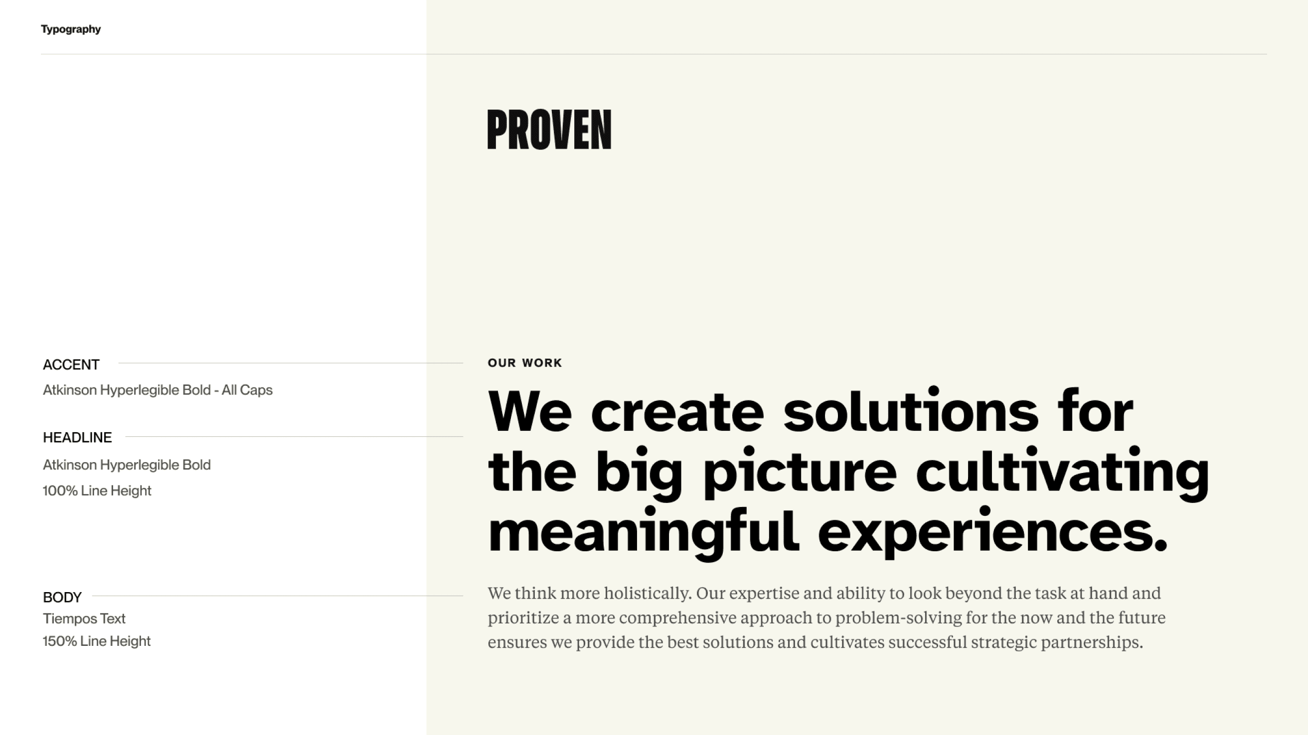 Proven type system