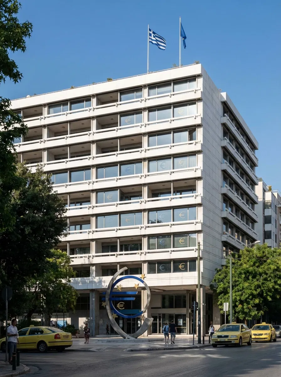 Greek Ministry of Finance building in Athens