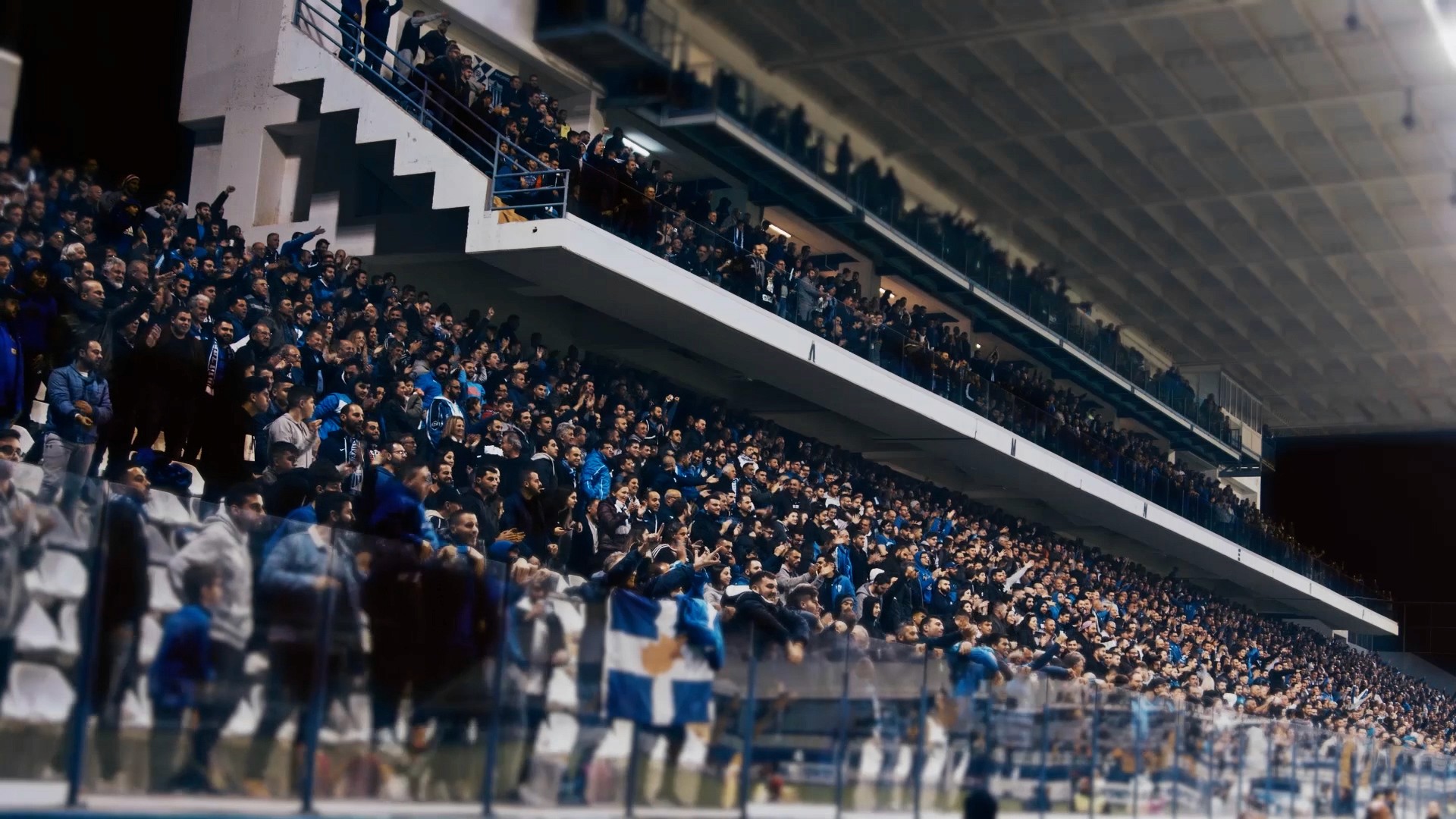 Anorthosis FC during an official match in there stadium Antonis Papadopoulos in Larnaca, Cyprus