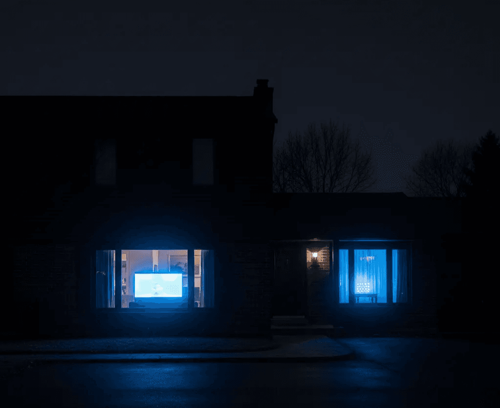 image d'une maison avec des appareils qui consomment en veille
