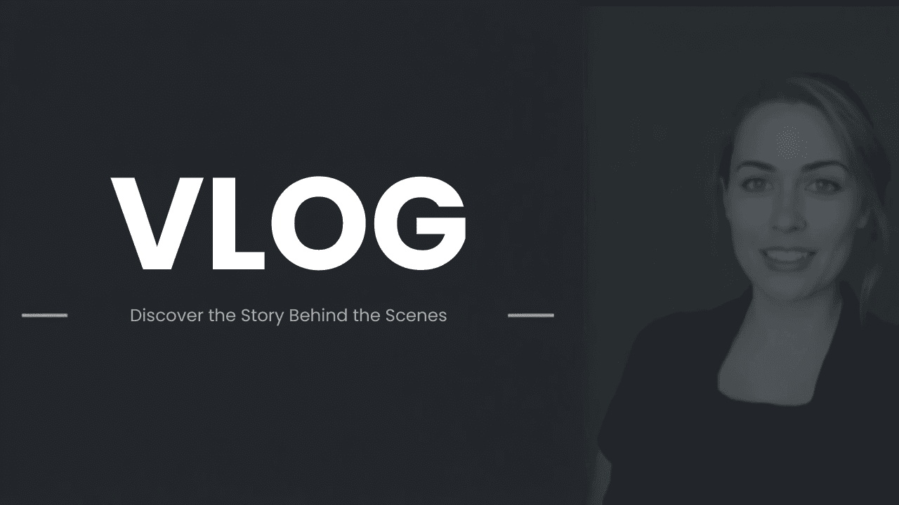 Vlog style YouTube thumbnail design