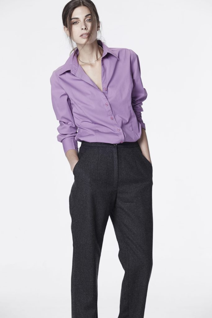 Copy of 15 Chemisier parme Mauve Shirt 1 1 683x1024