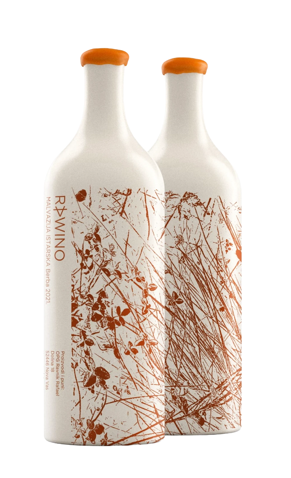 Rawino Malvazija 2022 boca vina Malvazija Istarska Istra Hrvatska