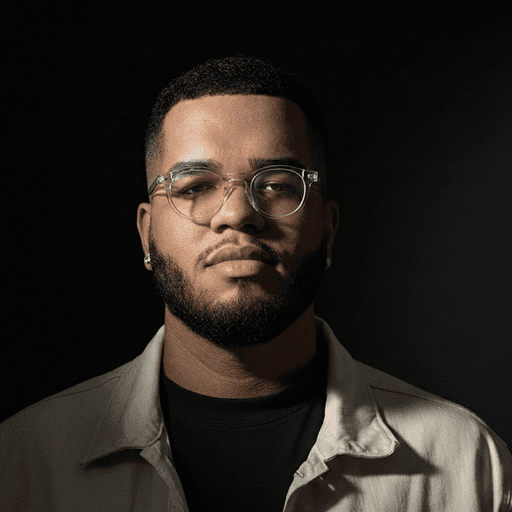 man in black button-up shirt