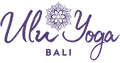 Official Ulu Yoga Bali logo featuring a mandala design and purple typography.