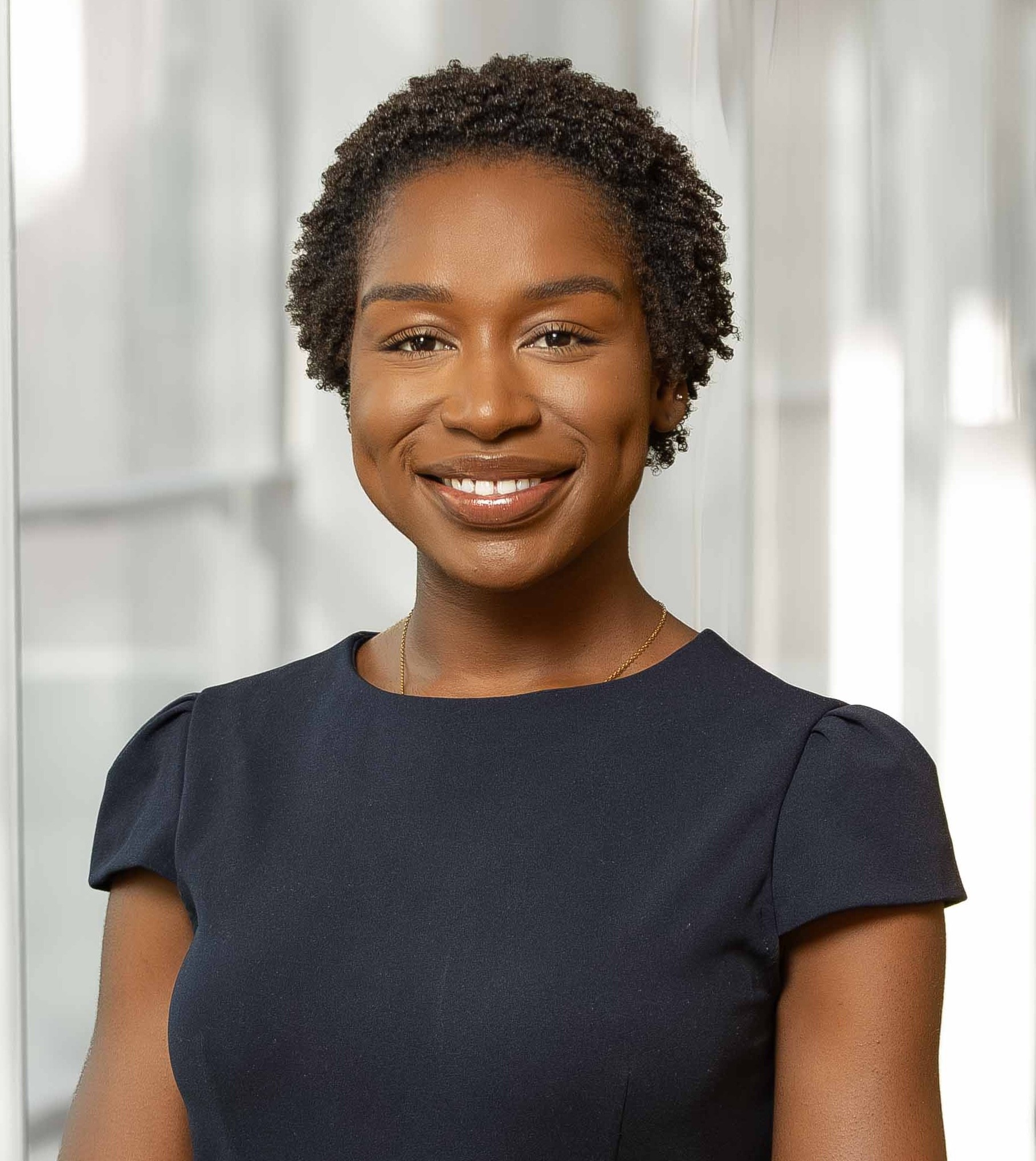 Woman poses for a headshot