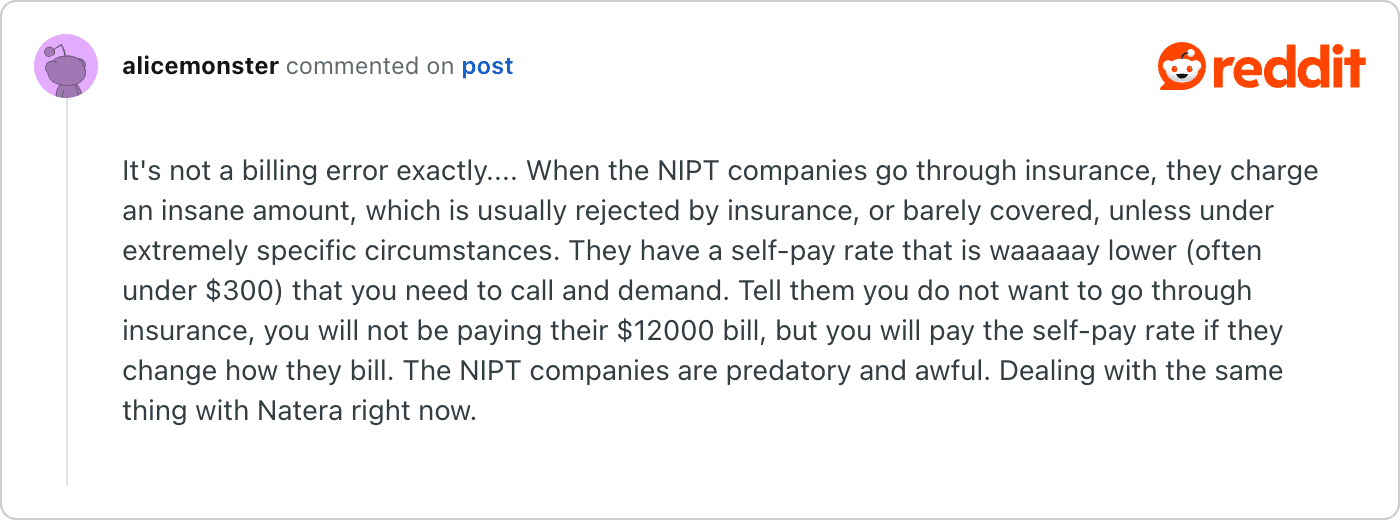 Post on Reddit