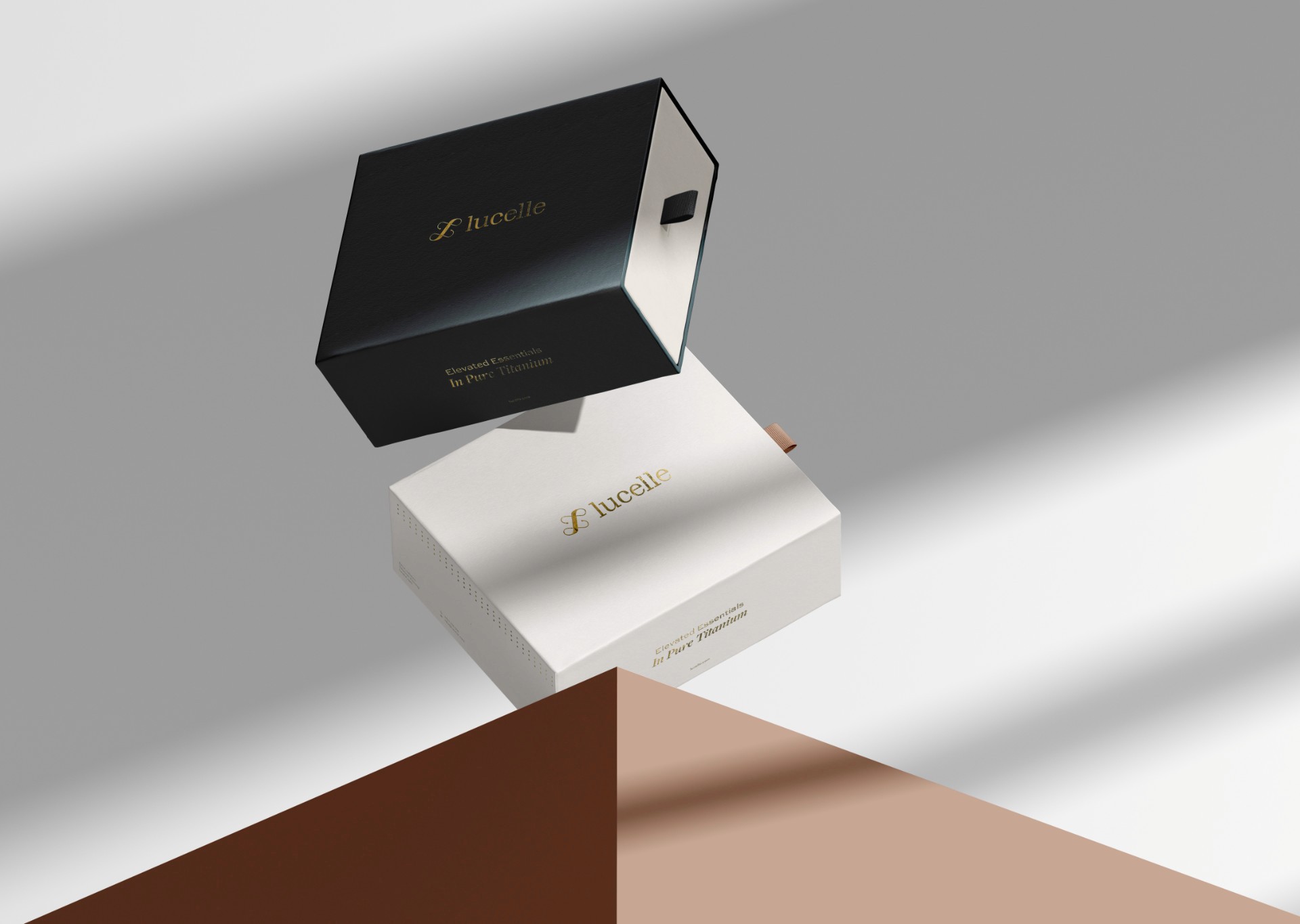 Elegant Minimal Jewelery Piercing Packaging Design - Lucelle Name, Logo & Brand Creation By Jad Saadi
