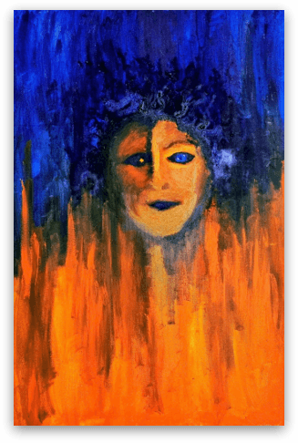 premium art poster and canvas prints, with originals available, from QART , of the artwork " You’re crazy, you need to go! "